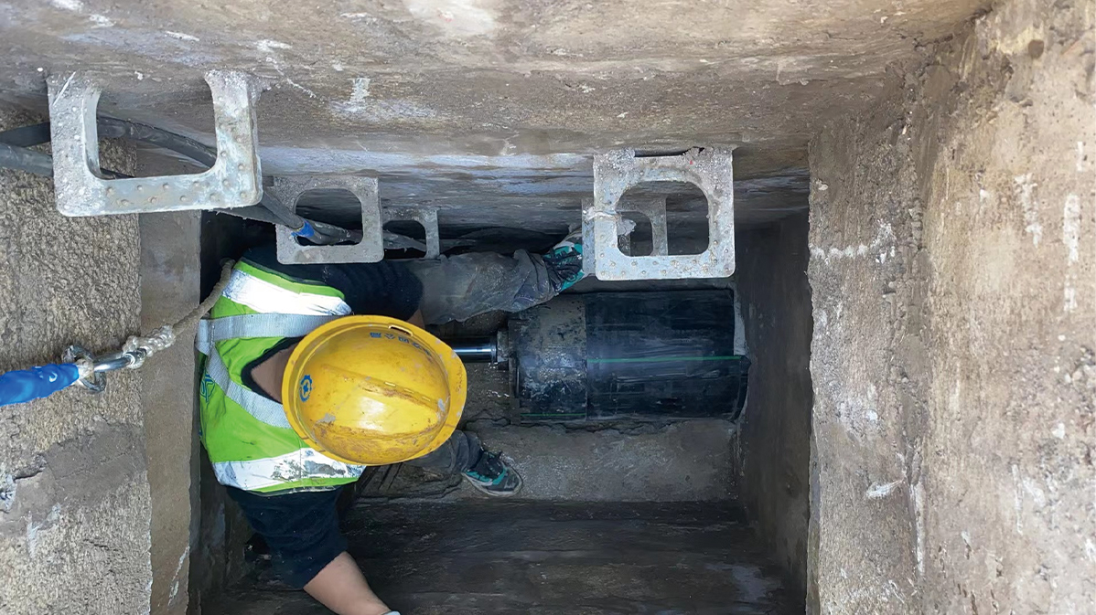 乌马河HDPE短管内衬法